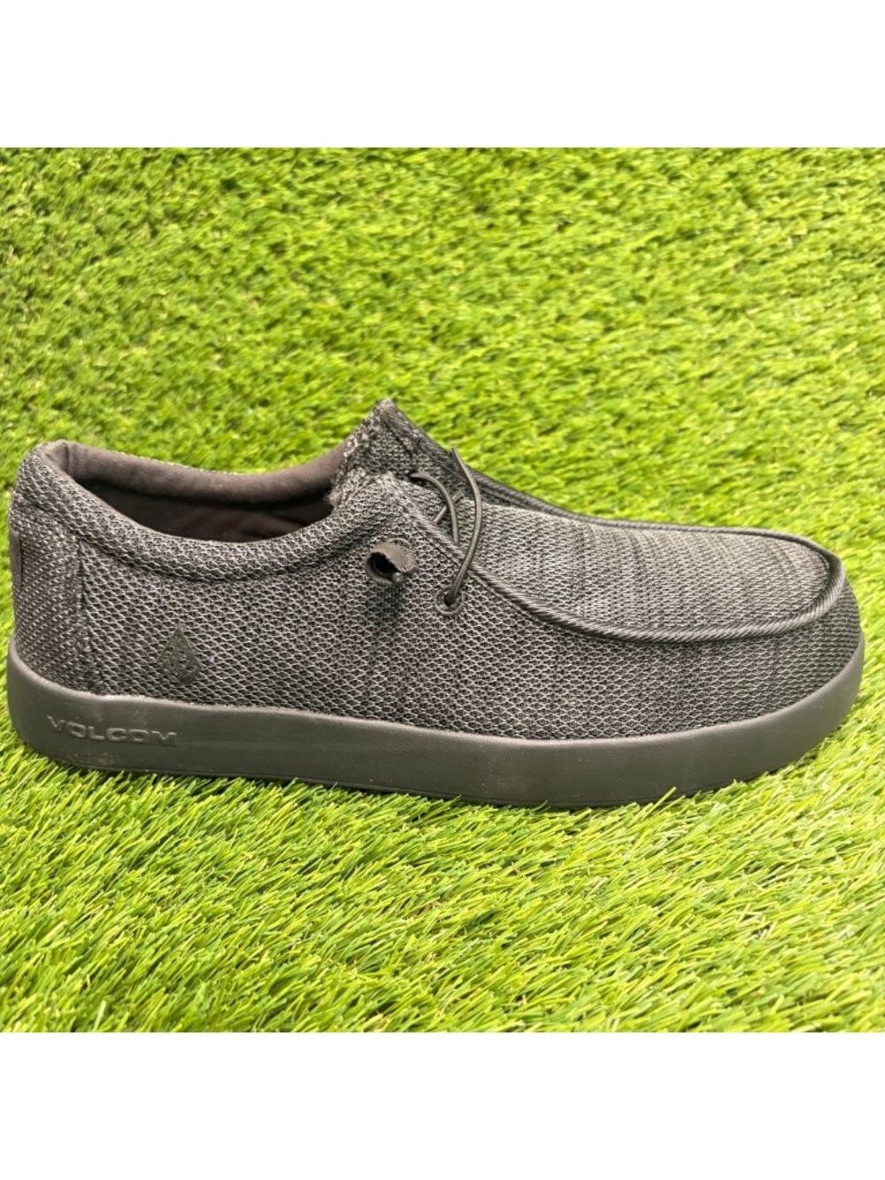 Volcom Chill Mens Size 9.5E Black Composite Toe Safety Working Slip-On Shoes
